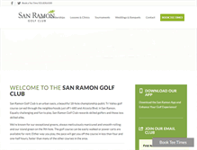 Tablet Screenshot of golfsanramon.com